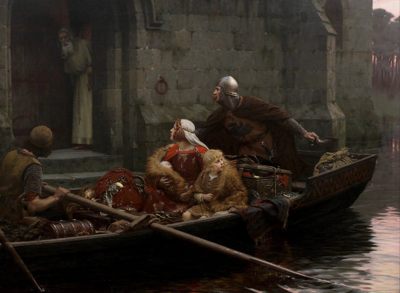W czasach niebezpieczeństwa - Edmund Blair Leighton
