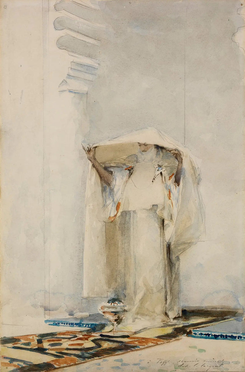 Kadzidło zasłony - John Singer Sargent