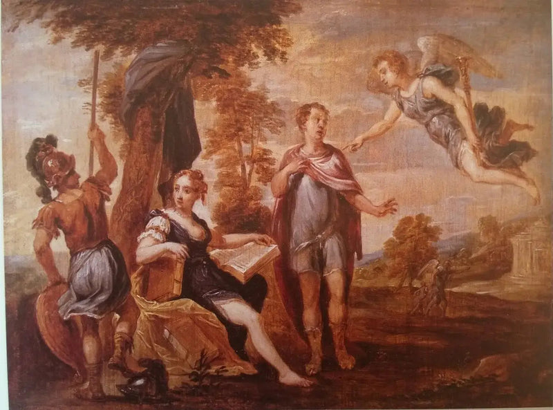 Eneasz wezwany przez Dydonę - David Teniers Młodszy