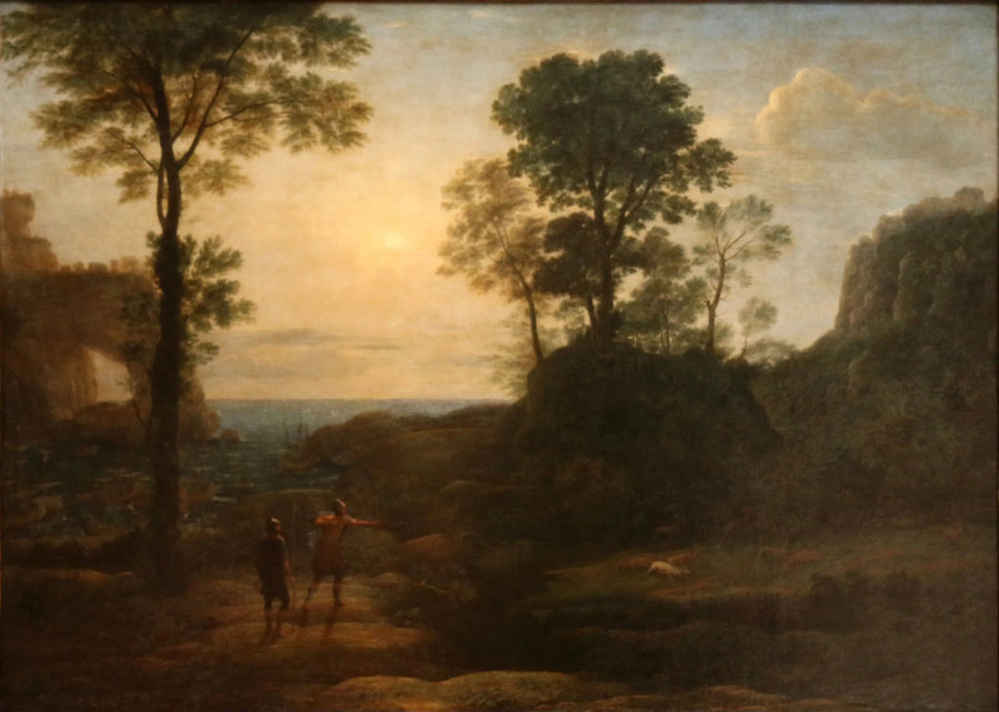 Eneasz polujący na jelenia na wybrzeżu Libii - Claude Lorrain