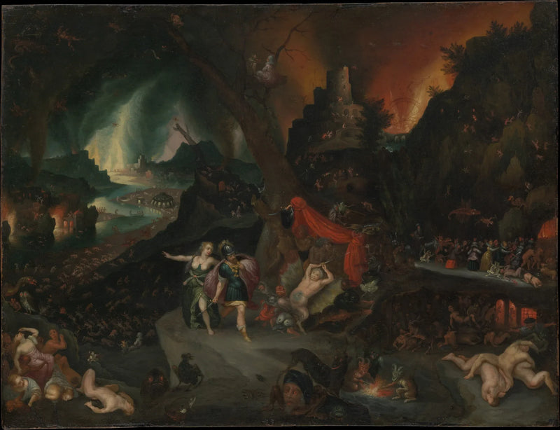 Énée et la Sibylle aux Enfers - Jan Brueghel le Jeune