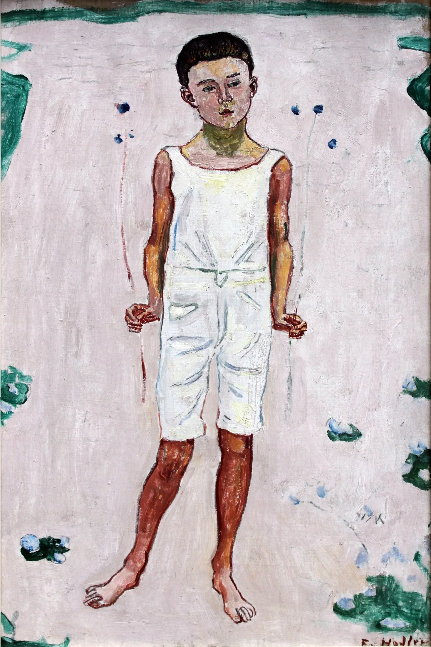 Enfance - Ferdinand Hodler image 1 copie peinte à la main à l’huile
