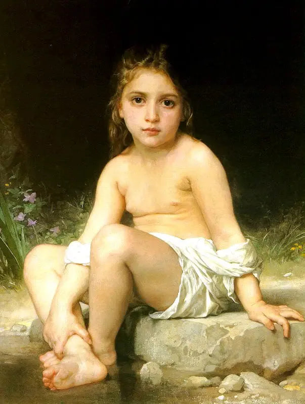 Dziecko w kąpieli - Bouguereau