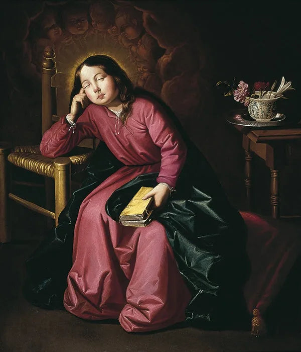 Enfant Vierge endormie - Francisco de Zurbarań