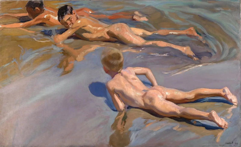 Dzieci na plaży - Joaquín Sorolla