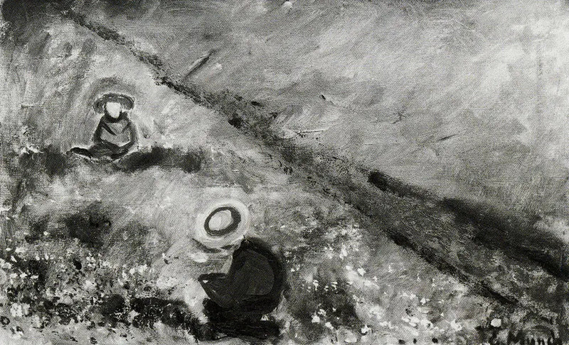 Dzieci na kwiecistej łące - Edvard Munch