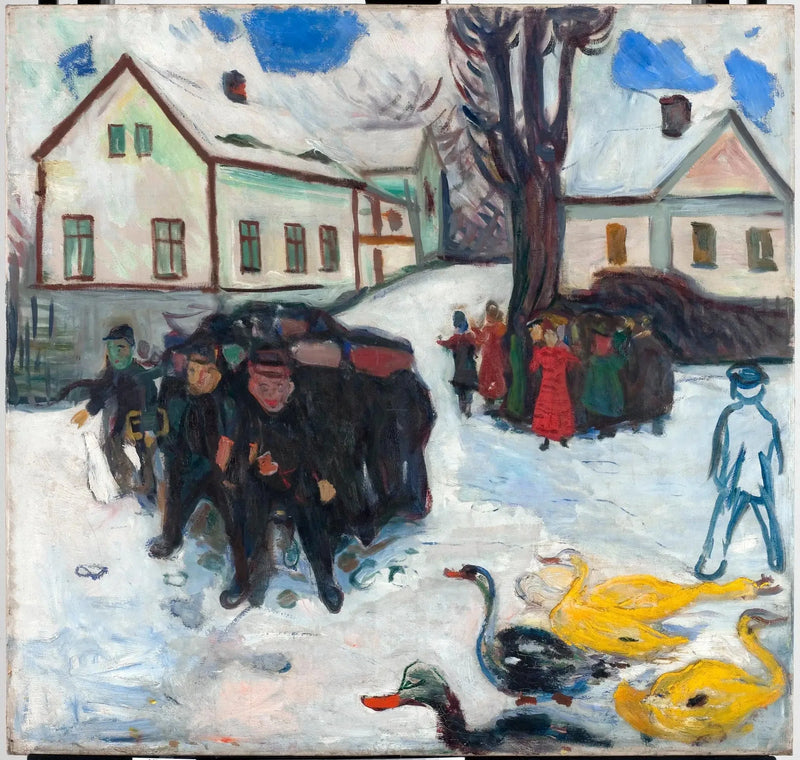 Dzieci i Kaczki - Edvard Munch