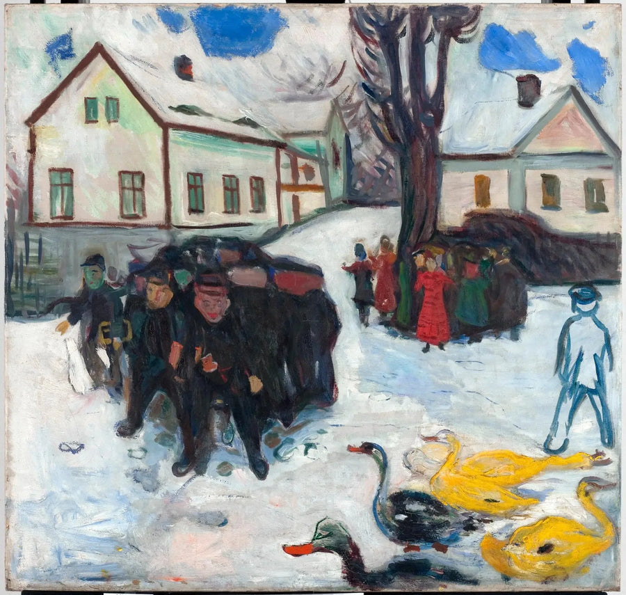 Dzieci i Kaczki - Edvard Munch