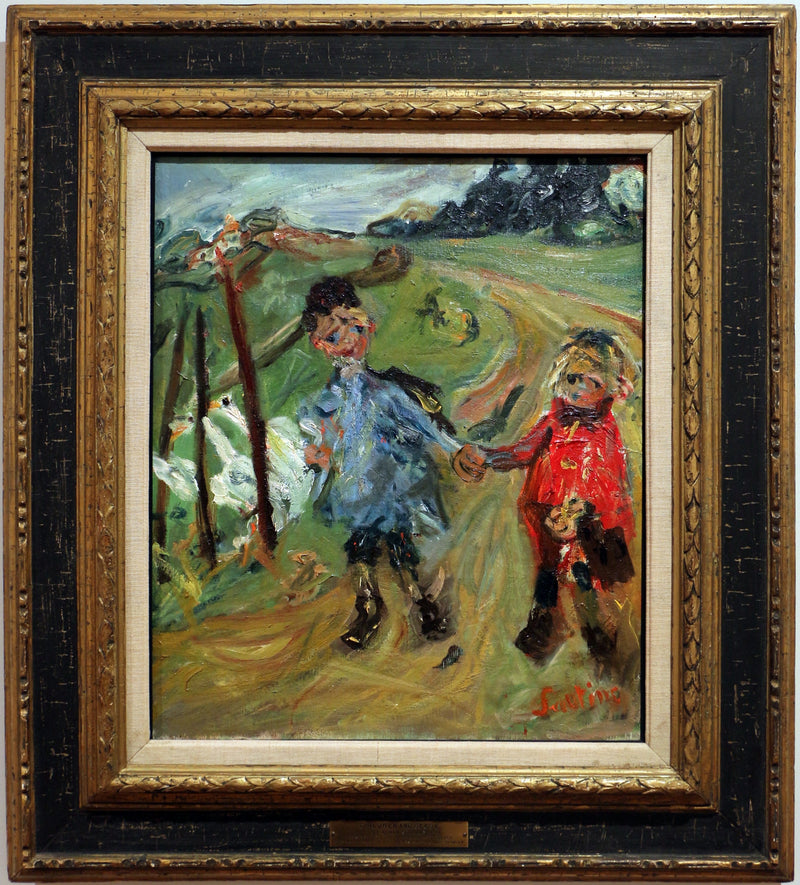Enfants et oies - Chaim Soutine