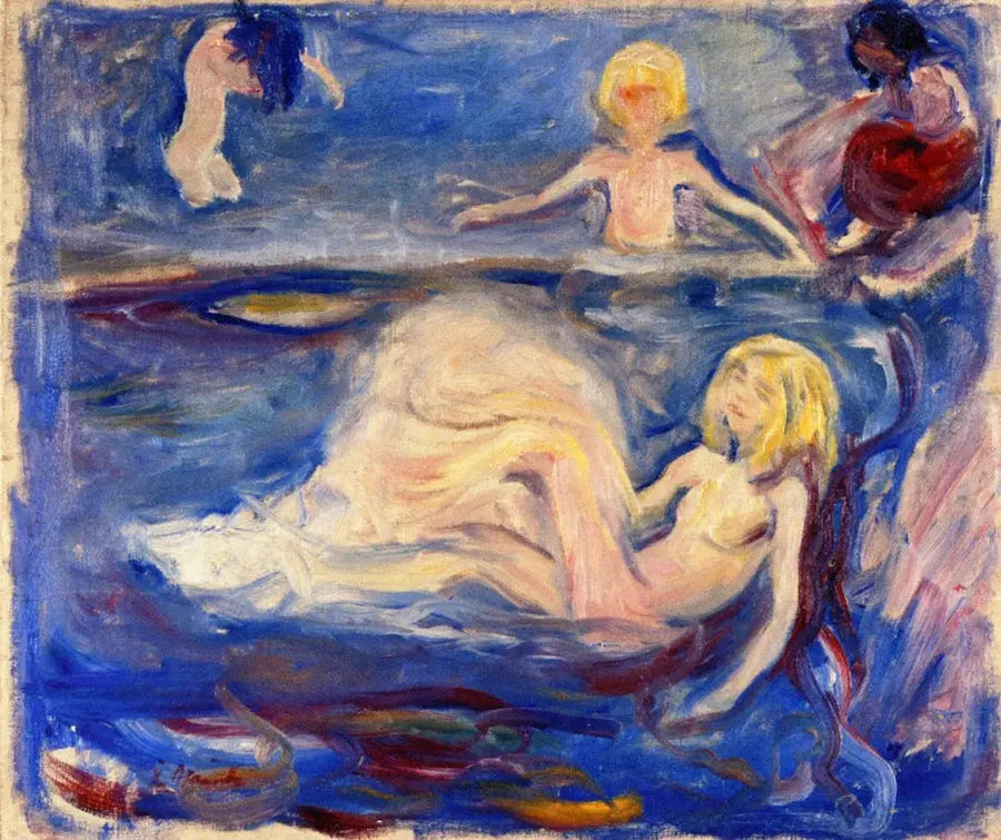 Dzieci kąpiące się - Edvard Munch