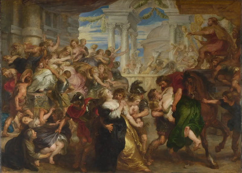 Porwanie Sabinek - Peter Paul Rubens