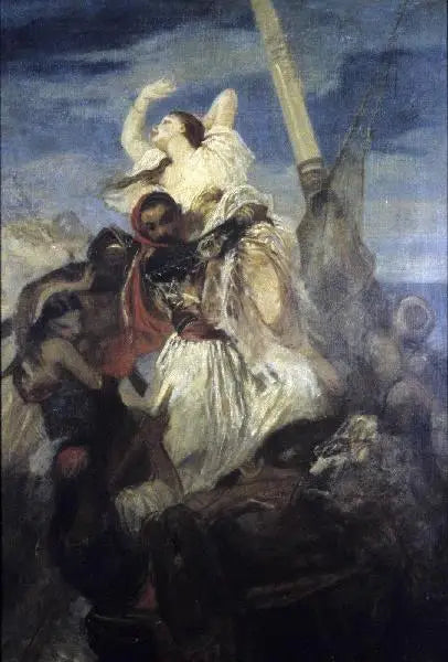 Porwanie - Eugène Delacroix