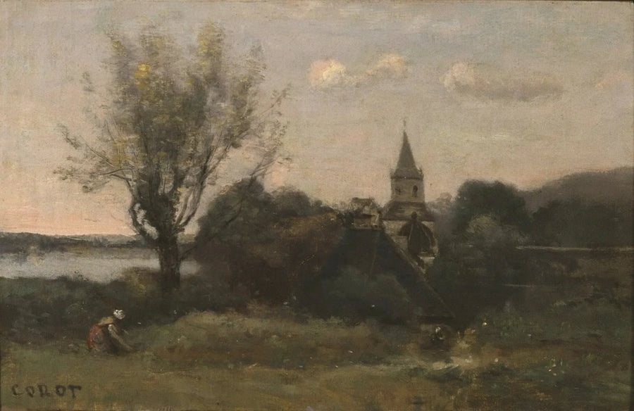 Ennery niedaleko Auvers - Jean-Baptiste Camille Corot