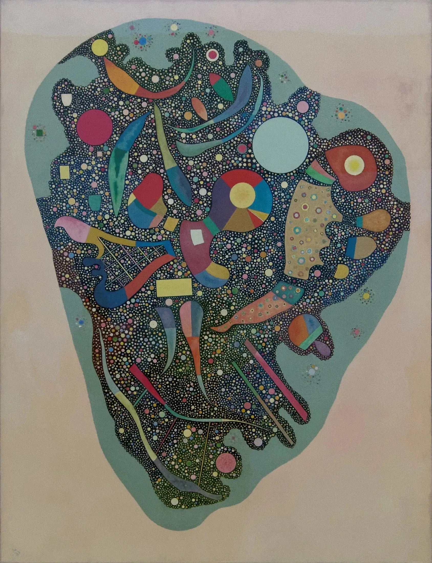 Entassement réglé - Vassily Kandinsky image 1 reproduction d’œuvre d’art à l’huile
