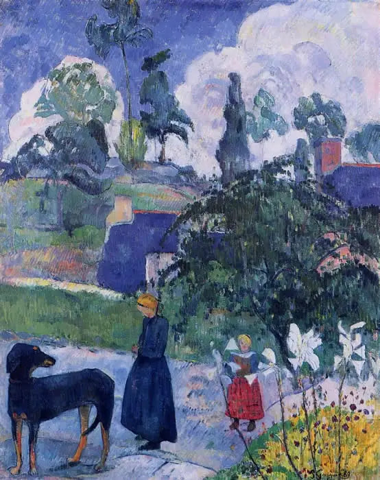 Między liliami - Paul Gauguin