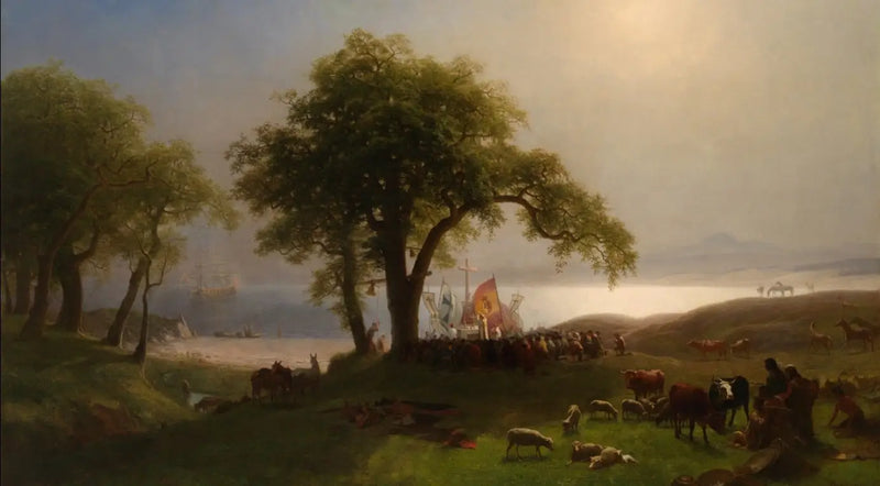 Wejście do Monterey - Albert Bierstadt