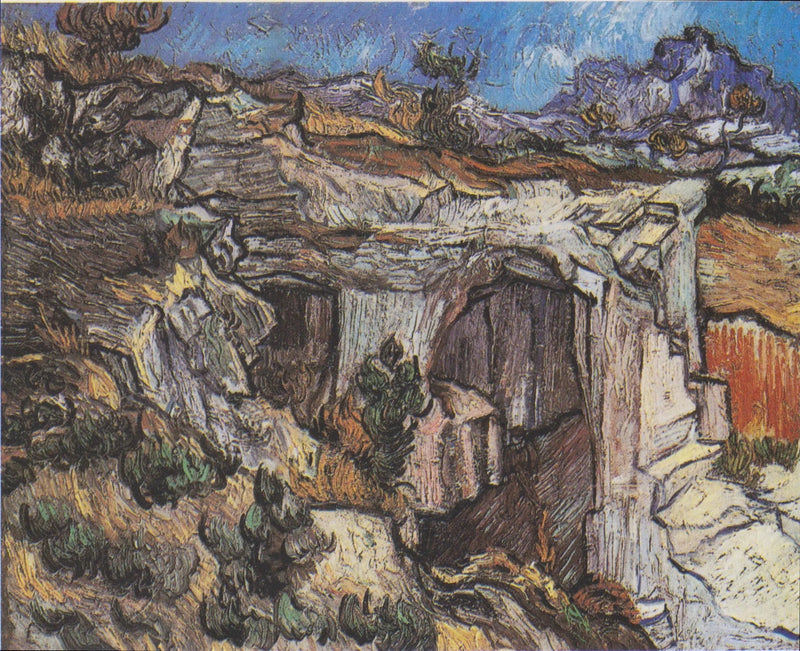 Wejście do kariery w pobliżu Saint-Rémy - Vincent van Gogh