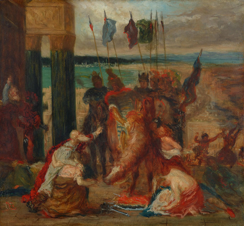 Wejście krzyżowców do Konstantynopola - Edgar Degas