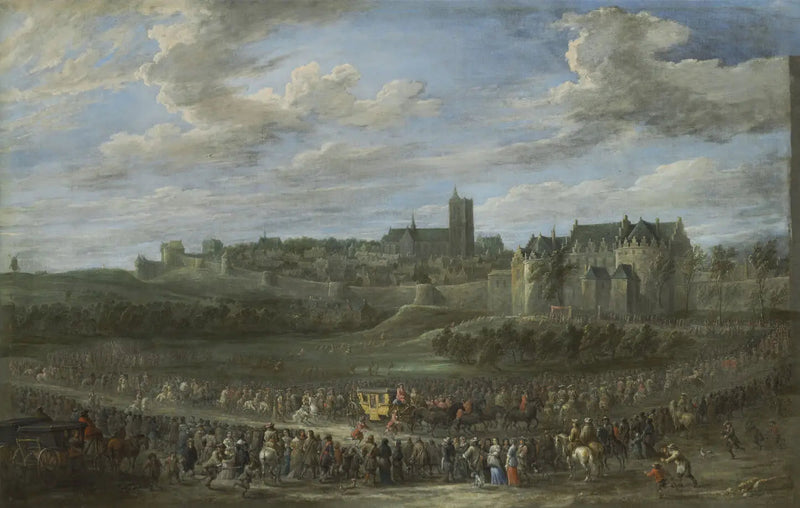 Wejście księżniczki w Brukseli - David Teniers Młodszy