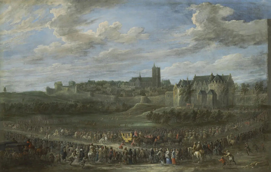 Wejście księżniczki w Brukseli - David Teniers Młodszy