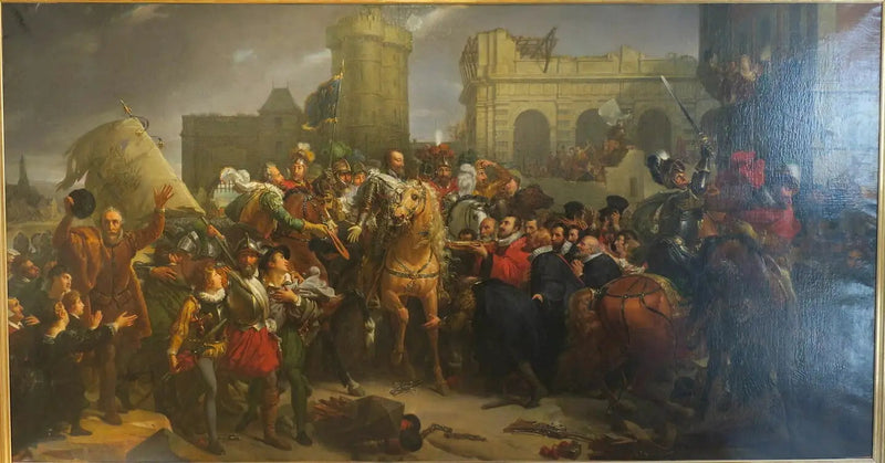 Wjazd Henryka IV do Paryża 22 marca 1594 roku (1830) - François Gérard