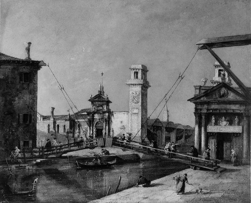 Wejście do Arsenału, Wenecja - Francesco Guardi