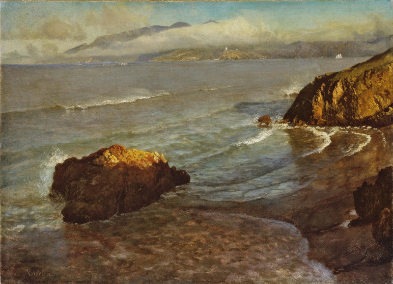 Wejście do Złotej Bramy - Albert Bierstadt