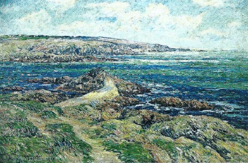 Wejście do portu w Doëlan - Henry Moret