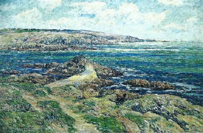 Wejście do portu w Doëlan - Henry Moret