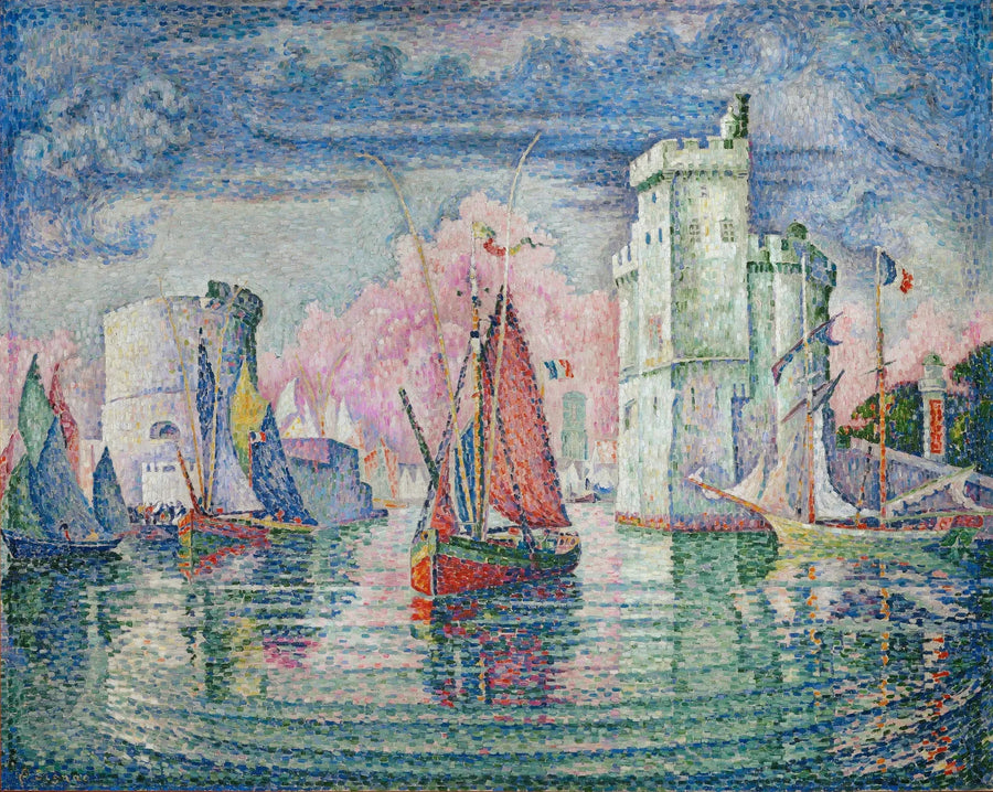 Wejście do portu w La Rochelle - Paul Signac