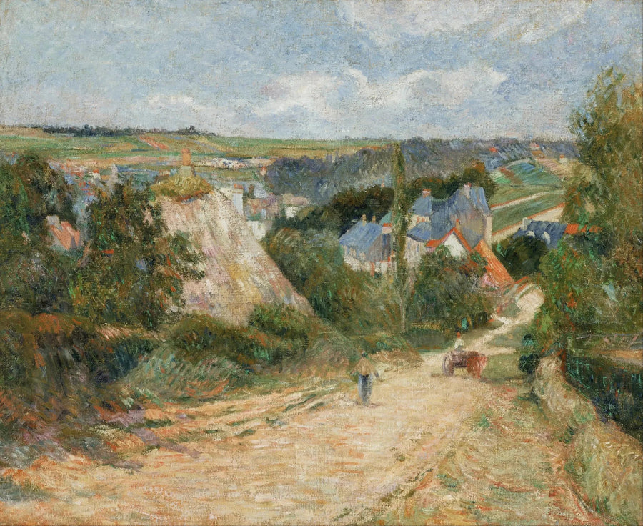 Wejście do wioski Osny - Paul Gauguin