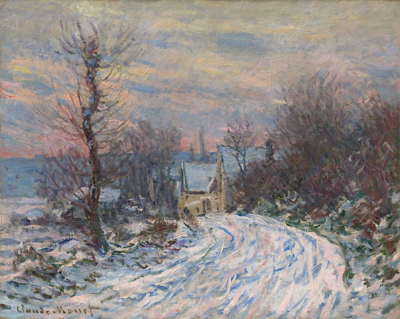 Wejście do Giverny zimą W967 - Claude Monet
