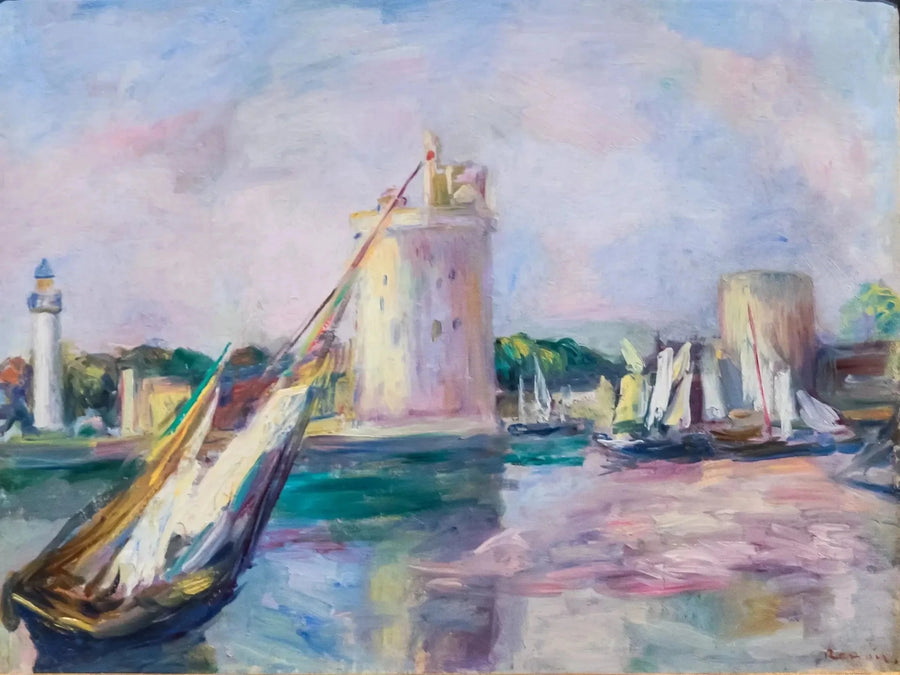 Wejście do portu w La Rochelle - Pierre-Auguste Renoir