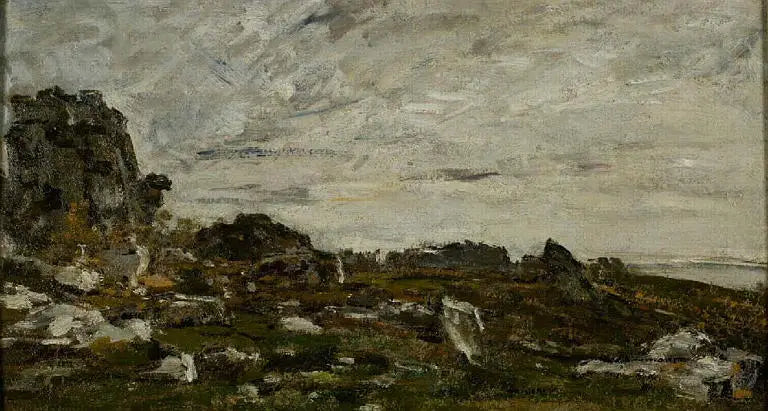 Okolice Plougastel - Eugène Boudin