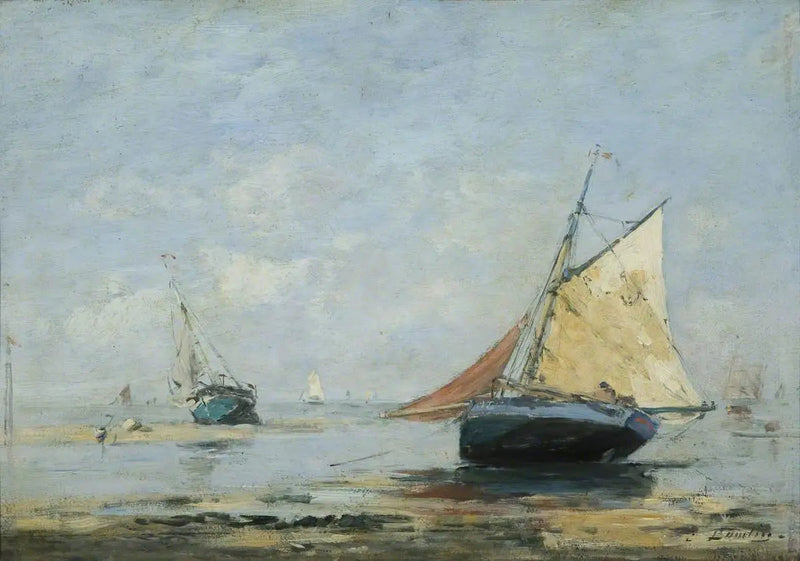 Okolice Trouville - Eugène Boudin