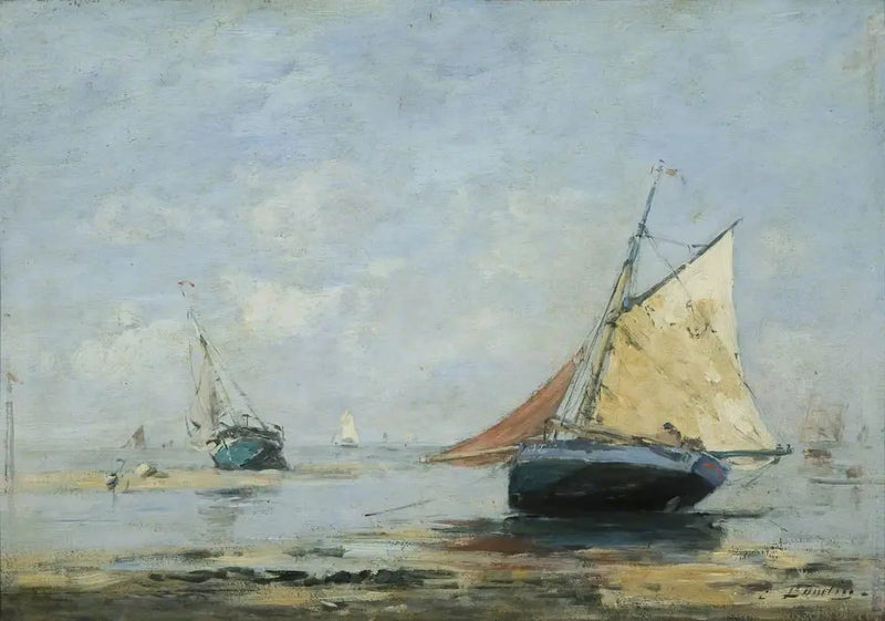 Okolice Trouville - Eugène Boudin