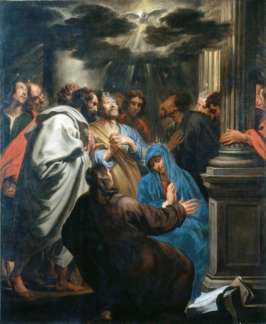 Wylew Ducha Świętego (Pentekost) - Antoine van Dyck