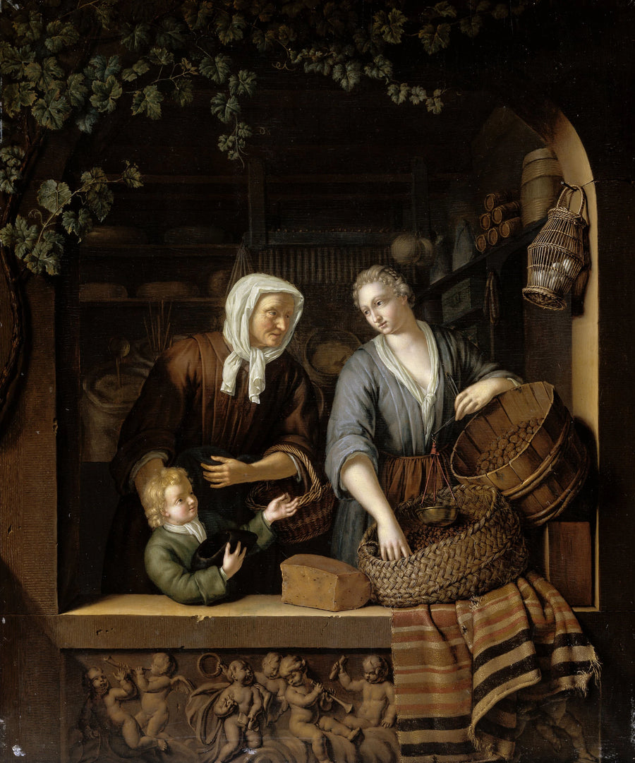 L'épicier - Frans van Mieris