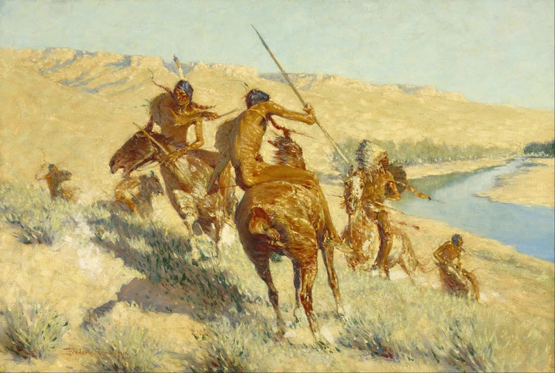 Edycja Buffalo Gun - Frederic Remington