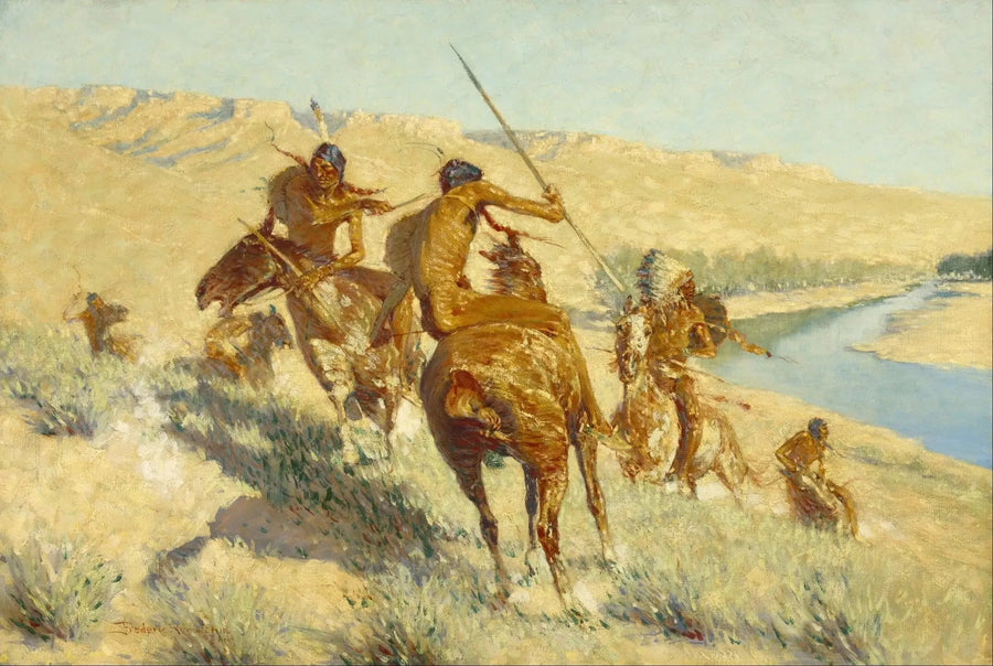 Edycja Buffalo Gun - Frederic Remington