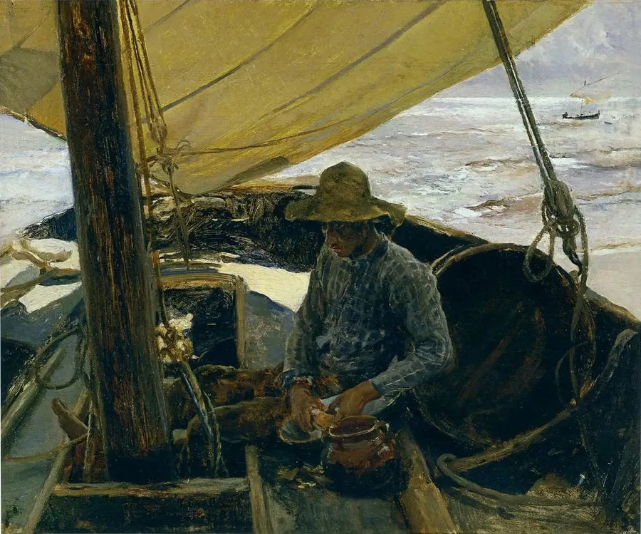 Obieranie ziemniaków - Joaquín Sorolla
