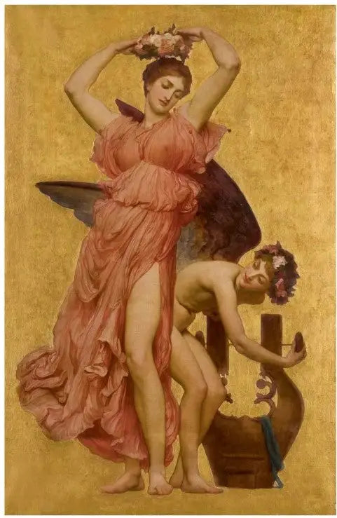 Érato - Frederic Leighton image 1 tableau peint à l’huile sur toile