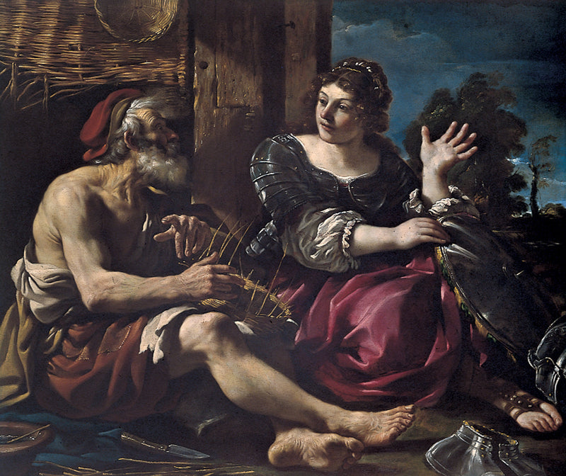 Erminia i pasterz - Guercino