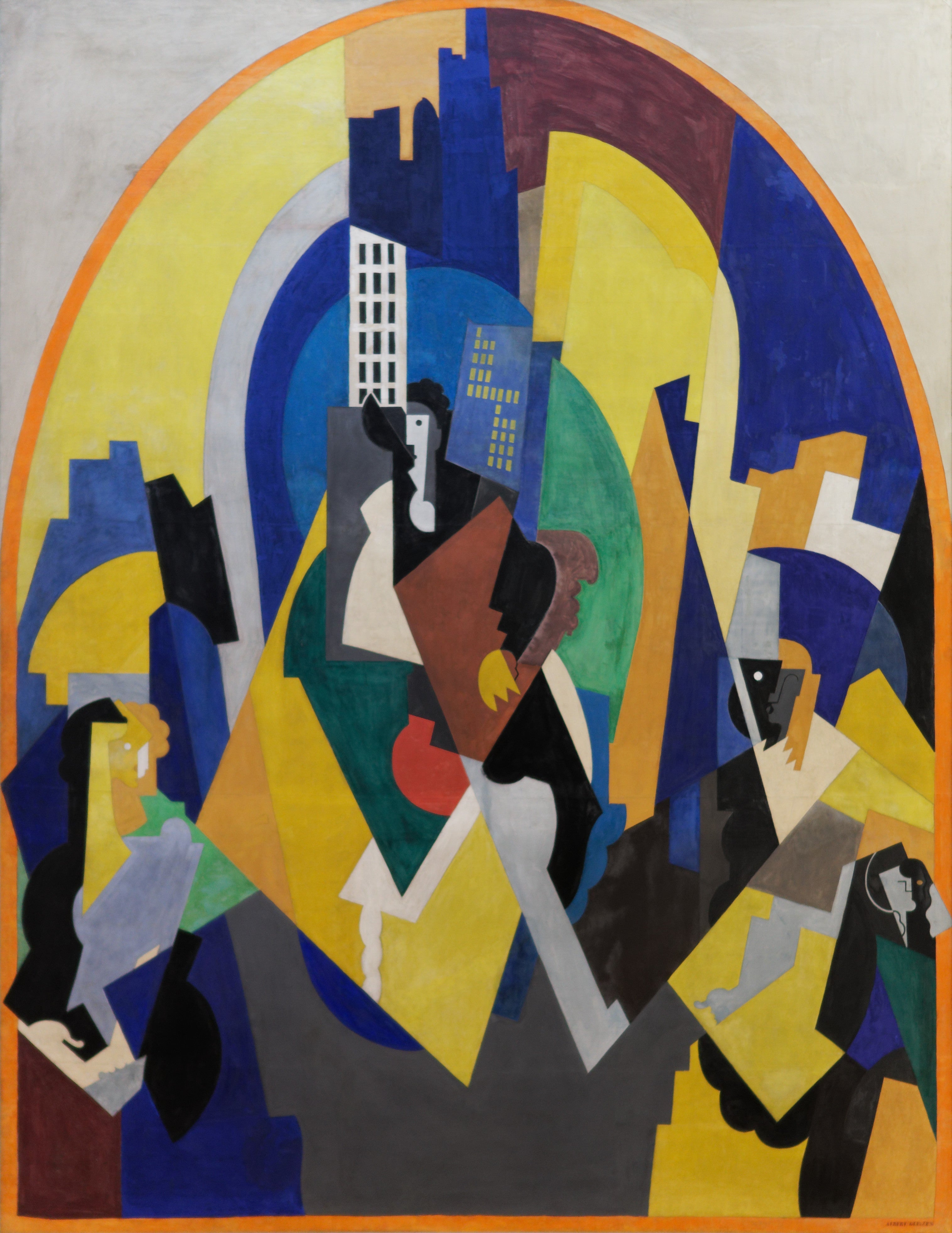 Przestrzeń rytmiczna według planu - Albert Gleizes