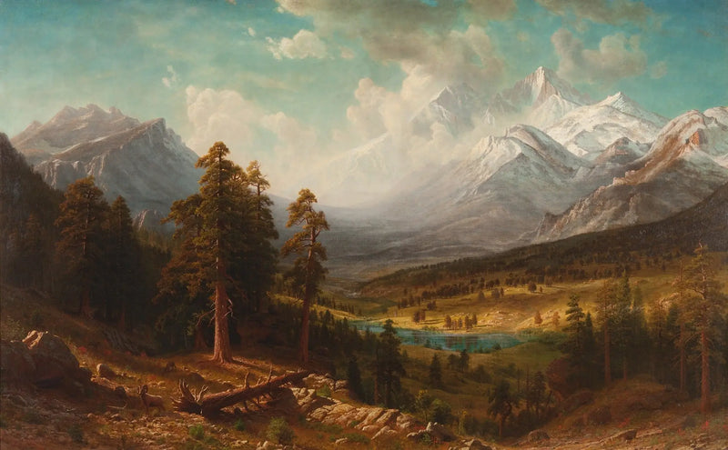 Estes Park, Szczyt Longa - Albert Bierstadt