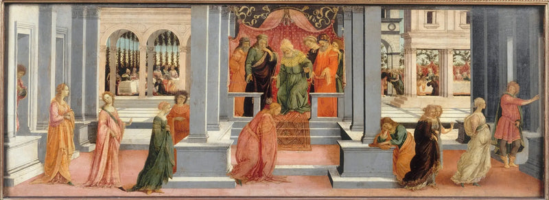Estera wybrana przez Assuérusza - Filippino Lippi