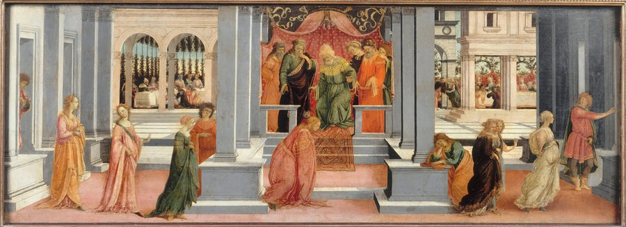 Estera wybrana przez Assuérusza - Filippino Lippi