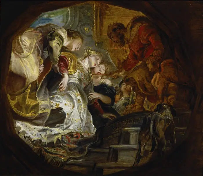 Estera przed Asuero - Peter Paul Rubens