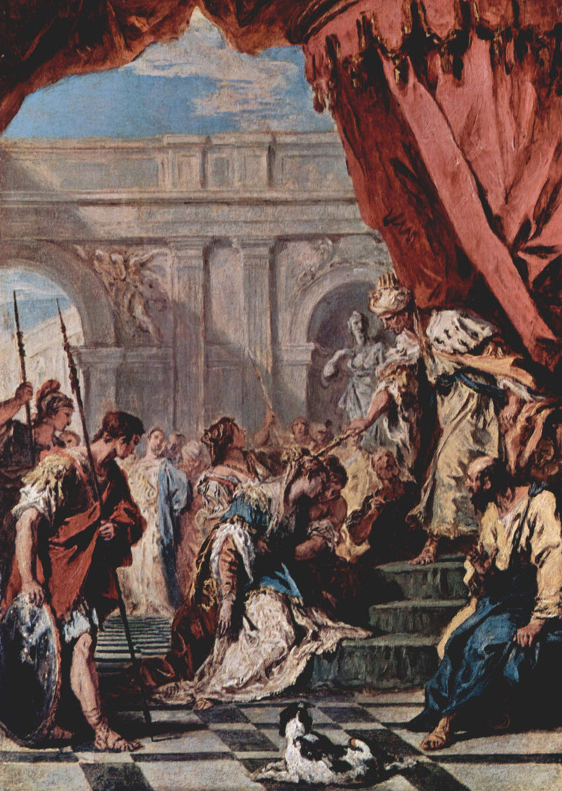 Estera przed Assuero - Sebastiano Ricci