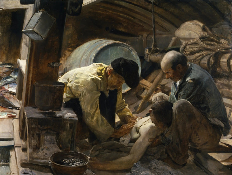 A poza tym mówią, że ryby są drogie! - Joaquín Sorolla